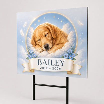 Custom Pet Memorial Yard Sign – Photo Portrait, Name & Years - Personalized Yard Sign 9f2b9f85-6d3a-42b8-a09b-958f9cf27cb6.jpg