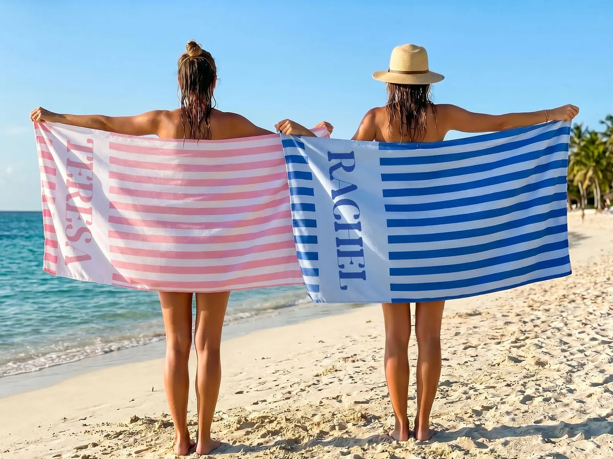 Personalized Striped Beach Towel, Custom Name Bachelorette Party Gift, Summer Vacation Essential 9f34b02d-012c-488f-8ccc-588cb88b7075-TYTYYTYKJI-4-.webp