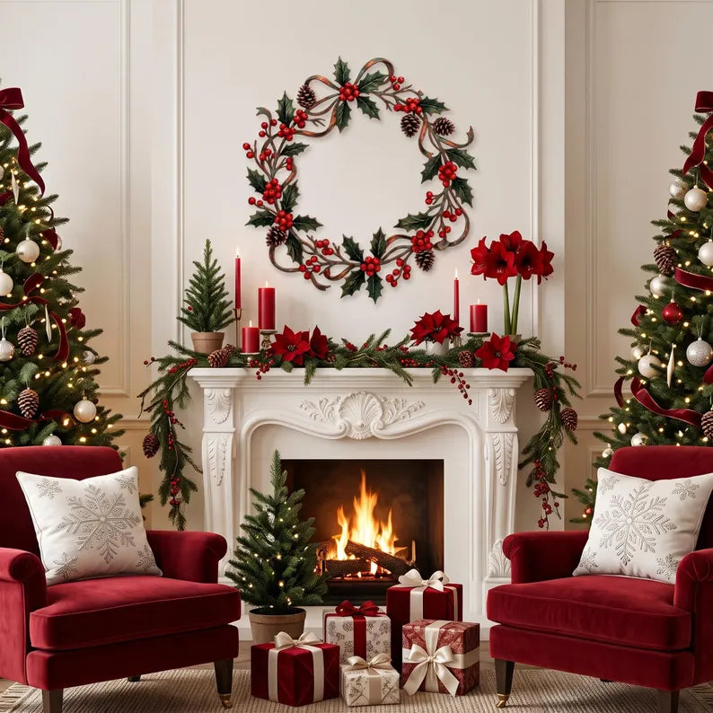 Christmas Metal Wreath, Holly Berries and Pine Cones Door Decor, Festive Holiday Porch Hanging, Winter Entryway Accent 9f41c08b-5b98-4e9b-87ec-1d2915147479-fgty-4-.webp