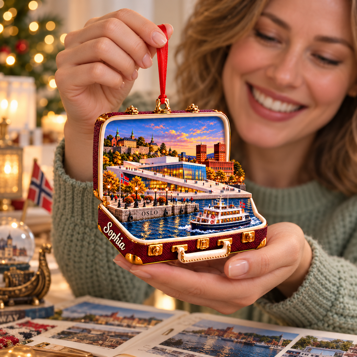 Personalized 3D Oslo Harbor Suitcase Christmas Ornament – Oslo Norway Travel Souvenir & Gift for Oslo Lovers 9f501c95-c75d-47db-9294-914858a17b34-Oslo-keepsake-gifted-with-joy-2.png