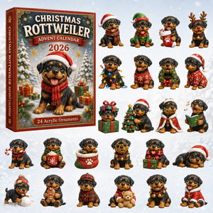 Christmas Rottweiler Advent Calendar 2026 - 24-Day Festive Countdown, Acrylic Charms Blind Box - Gift For Rottweiler Lovers 9f51c6fb-647e-4ddc-8f42-0c53a182b28b-christmas-rottweiler.jpg