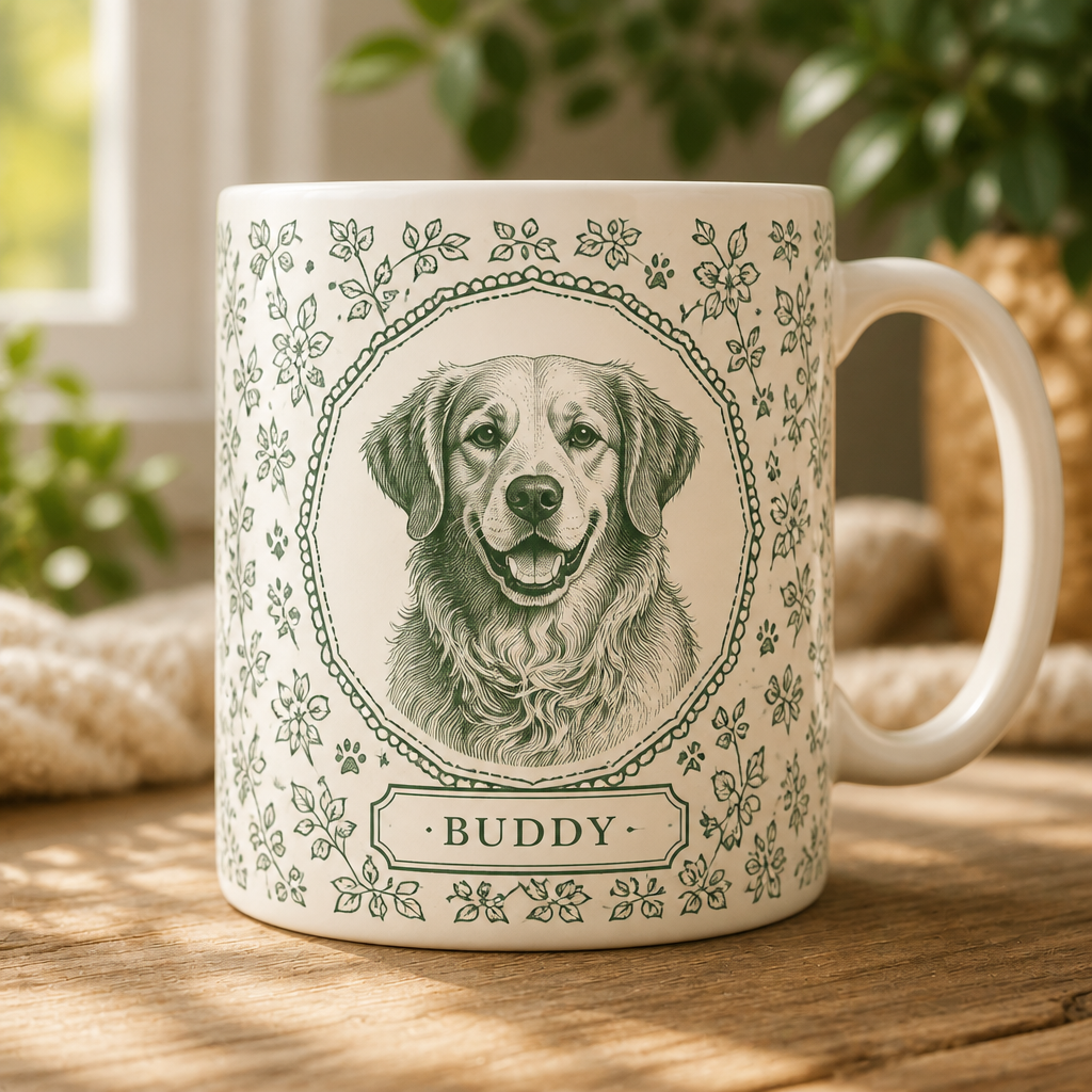 Custom Botanical Cameo Pet Portrait Mug - Personalized Mug 9f5e2c72-7bc6-4478-a81d-4a61ac8df24f.png