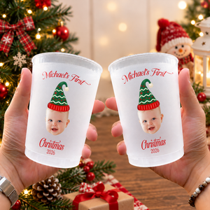 Custom Photo Baby's First Christmas Personalized Cups, Unique Cups For Party 9f7d4e62-518a-4e89-8cbc-7f0d3e9ce49b-k5.png