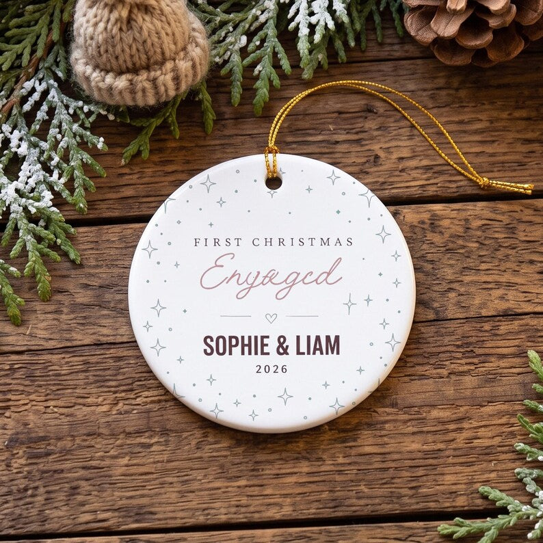 Personalized First Christmas Engaged Ornament, Custom Couple Bauble, Engagement Keepsake Gift, Newly Engaged Christmas Tree Decoration 9f8e09d9-da1a-4df1-bc0e-5cda3456c11c-gffg-5-.jpg