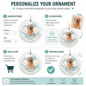 Angel Wings Pet Memorial Photo Ornament - Personalized Aluminum Ornament 9fa01a38-f949-42da-8eed-adf5a906b84e.jpg