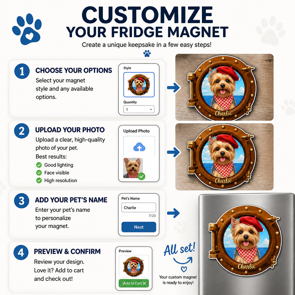 Custom Pet Portrait Nautical Postcard Magnet – Upload Photo - Personalized Custom Shape Fridge Magnet 9fbd7b04-21e8-4c3a-9743-75a56f594a2d.jpg