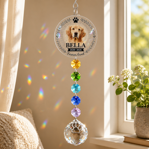 Custom Pet Memorial Suncatcher with Charm – Photo, Name & Dates - Personalized 1 Layered Suncatcher with Charm 9fcb47a2-2bcb-47a3-bb99-da718fb30dbd.png