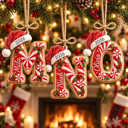 Personalized Peppermint Christmas Ornament, Custom Name Initial Monogram Ornament, Candy Cane Letter Xmas Decor,Kids Christmas Tree Ornament 9fdb2541-122d-44fd-95ba-9927294ed34c-12.jpg
