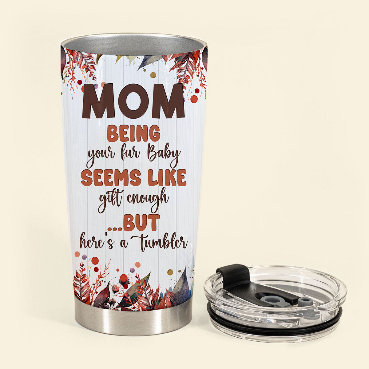 A Fur Gift - Personalized Custom Dog Photo Tumbler