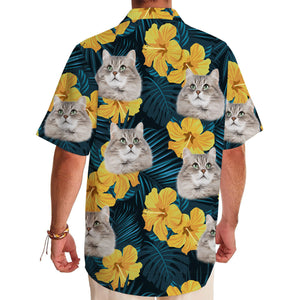 Aloha Amigos Shirt - Personalized Custom Cat Photo Hawaiian Shirt