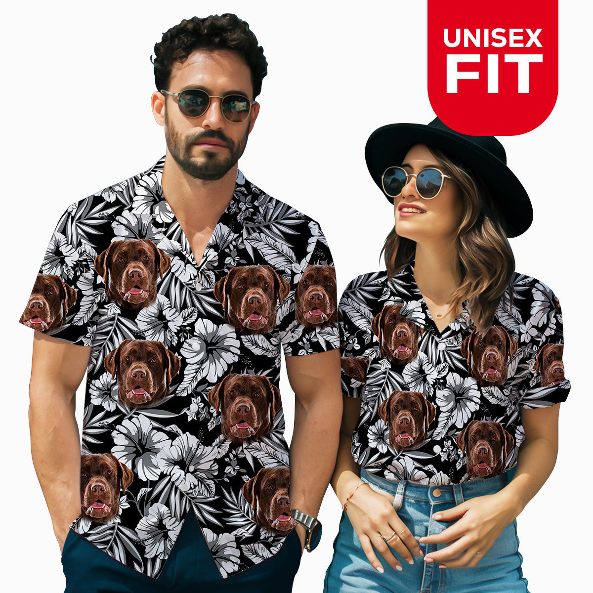 Aloha Spirit Shirt - Personalized Custom Dog Photo Hawaiian Shirt