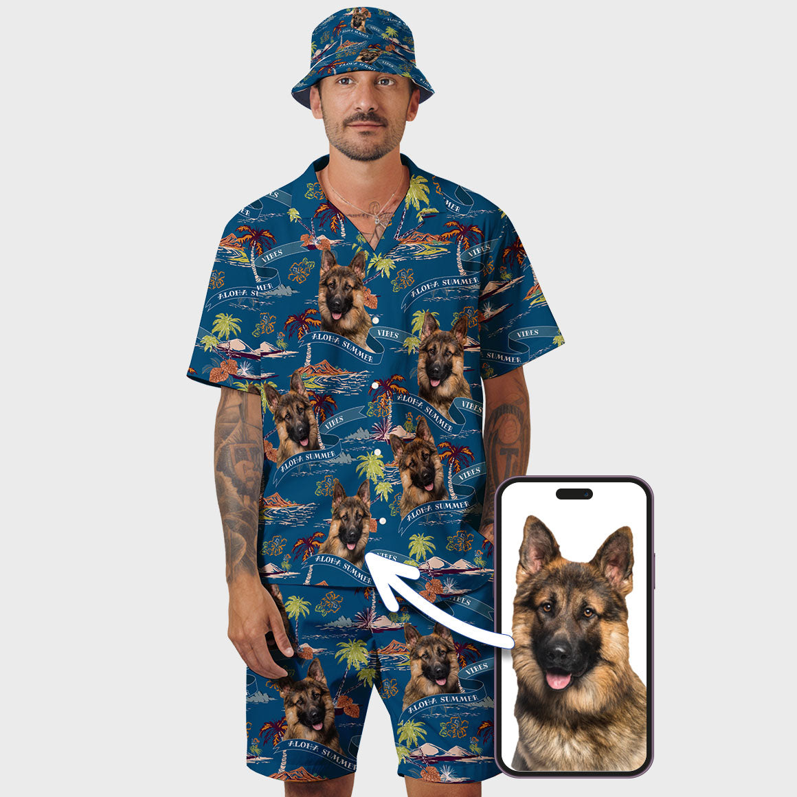 Personalized Photo Upload Dog Men's Aloha Buddies Shirt  , Personalized Dog Face Shirt, Personalized Aloha Buddies Shirt   AlohaBuddiesBundle2_c31060c3-4ced-4baa-9964-c4fb4671d4ee.jpg?v=1716879699