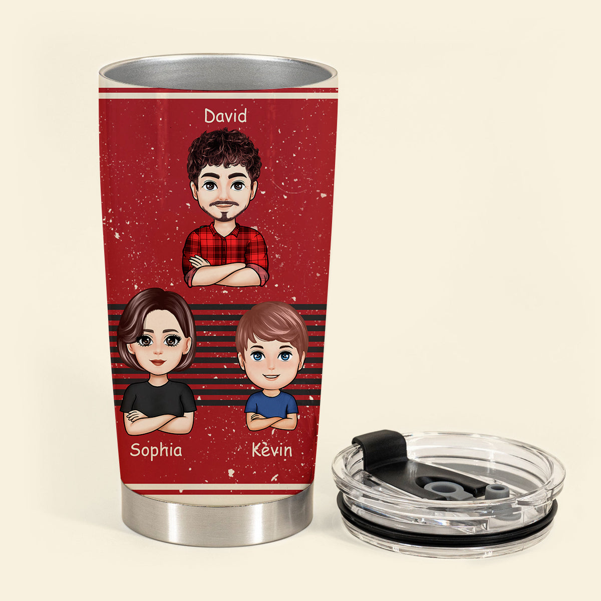 Any Man Can Be A Father - Personalized Tumbler - Gift For Father, Grandpa, Family