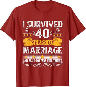 Wedding Anniversary shirt Couples Custom Gift For Husband Gift For Wife Custom Years T-Shirt
