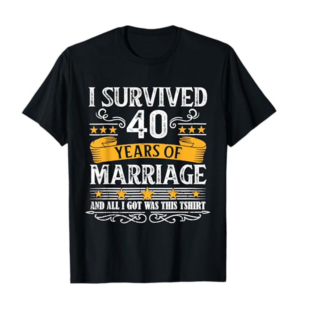 Wedding Anniversary shirt Couples Custom Gift For Husband Gift For Wife Custom Years T-Shirt