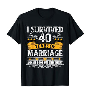 Wedding Anniversary shirt Couples Custom Gift For Husband Gift For Wife Custom Years T-Shirt