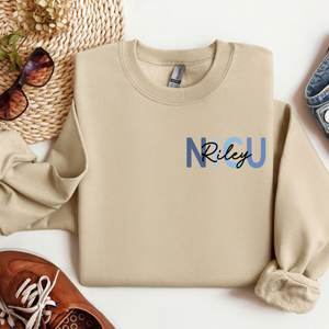 Custom NICU Nurse Sweatshirt, Neonatal Nurse Sweatshirt, NICU Nurse Name Sweater, New Nurse Gift, NICU Nurse Sweatshirt, Nurse Appreciation