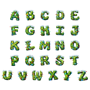 Custom Pine Tree Letter Wooden Ornament, Evergreen Souls, Christmas Gift For Family