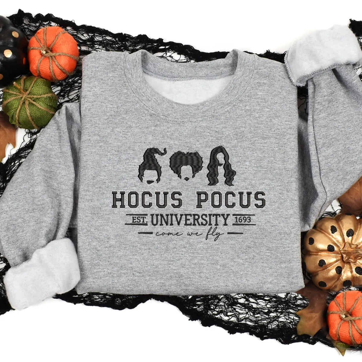 Hocus Pocus Witch Sister - Embroidered Shirt - Gift For Friends, Family, Halloween