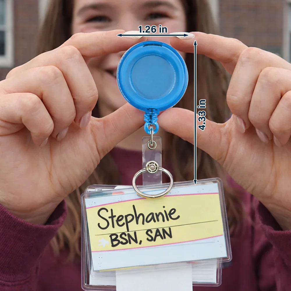 3D Effect Nurse Name - Personalized Badge Reel