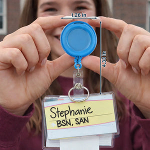 3D Effect Nurse Name - Personalized Badge Reel