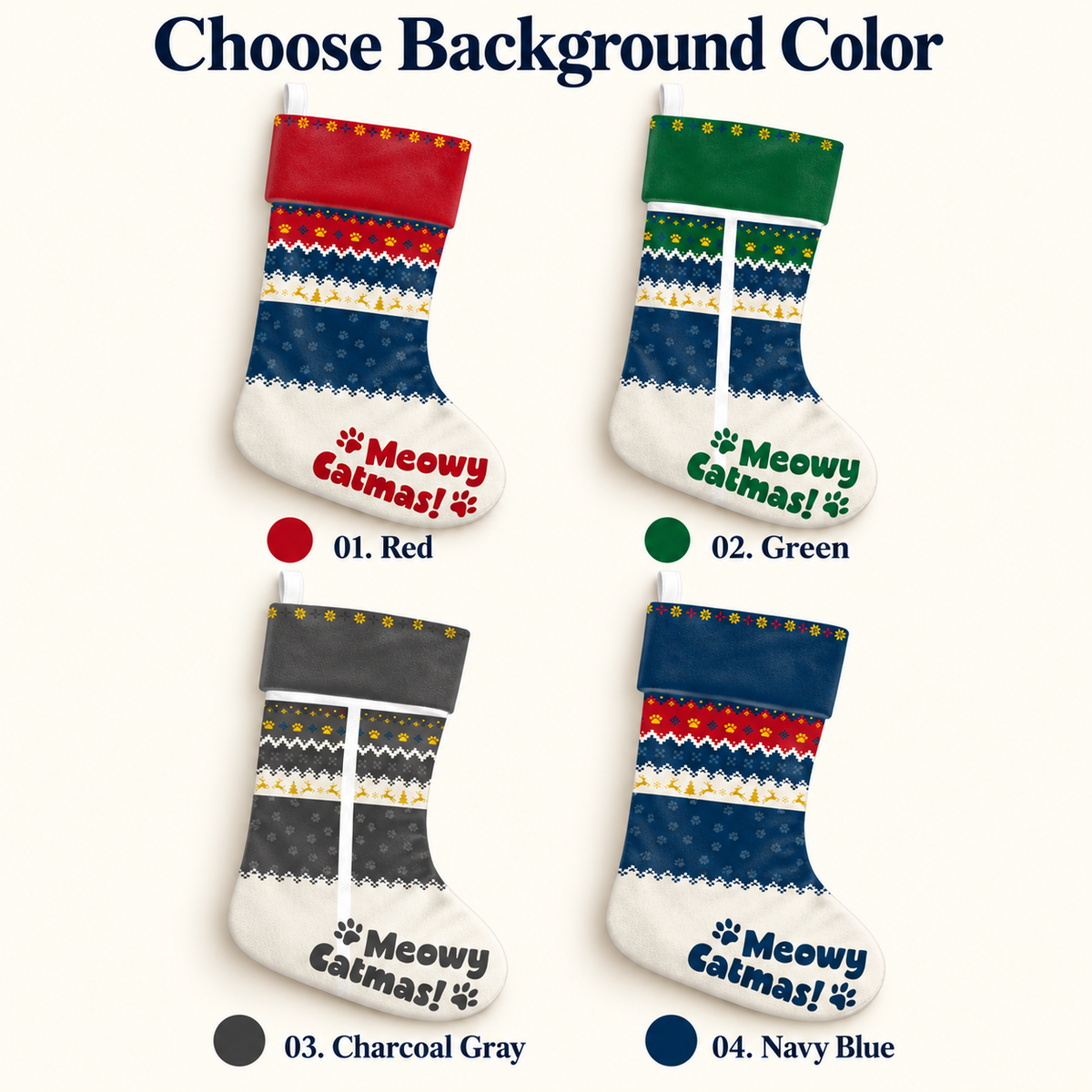 Custom Dog Photo Funny Christmas Stocking, Cute Decor, Gift For Home
