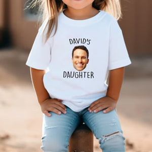 Personalized Dad and Baby Photo Matching Shirt, Dad And Baby Face Gift Shirt, Fathers Day Gift, Daddy And Me Outfits
