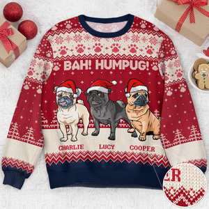 Bah Hum Pug Dog Lovers - Personalized Ugly Sweater Bah-Hum-Pug-Dog-Lovers-Personalized-Ugly-Sweater-1.png