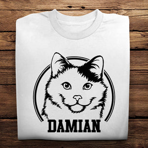 Custom Cat Face - Personalized Apparel - Gift For Cat Lovers