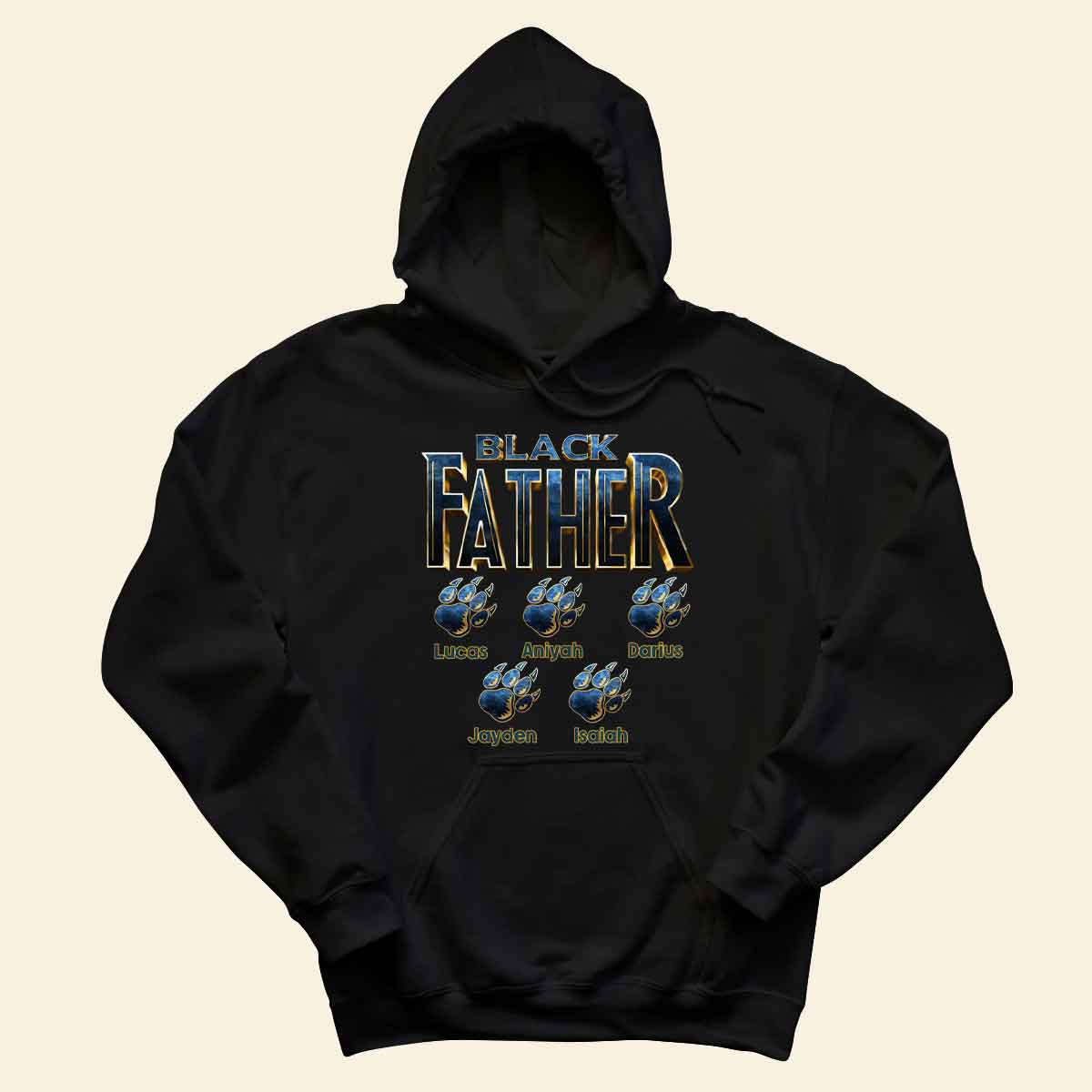 Panther Black Father - Personalized Apparel - Gift for Father