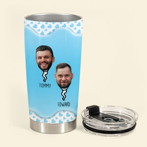 Thanks For Not Swallowing Us Custom Photo - Personalized Tumbler - Funny Gift For Mom, Mother's Day