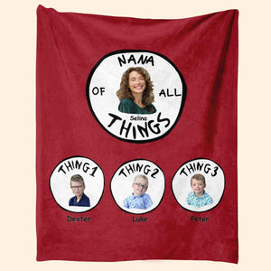 Mother Of All Things - Personalized Photo Blanket - Mother's Day, Birthday Gift For Mother, Grandma