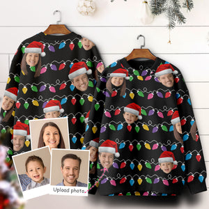 Custom Face Christmas Family Xmas Leds - 3D Shirt - Christmas Gift For Family