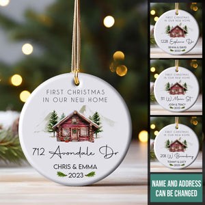 New Home First Christmas - Personalized Ornament - Christmas Gift