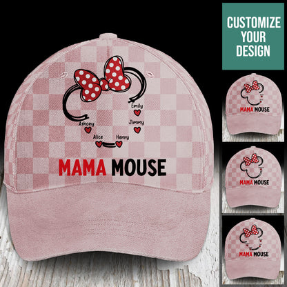 Mama Mouse Minnie Ears - Personalized Classic Cap - Gift For Mother