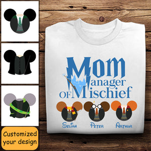 Manager Of Mischief - Personalized Apparel - Gift For Mother, Mom, Grandma, Nana