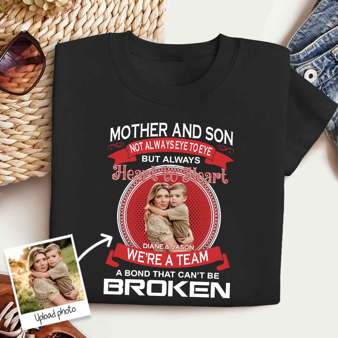 Mother And Kids A Bond That Can't Be Broken - Personalized Shirt - Gift For Mother, Mother's Day