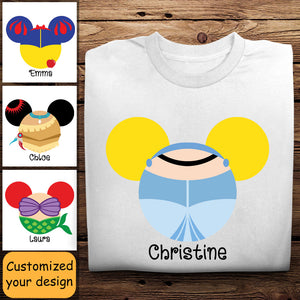 Princess Mouse Ears - Personalized Apparel - Gift For Family