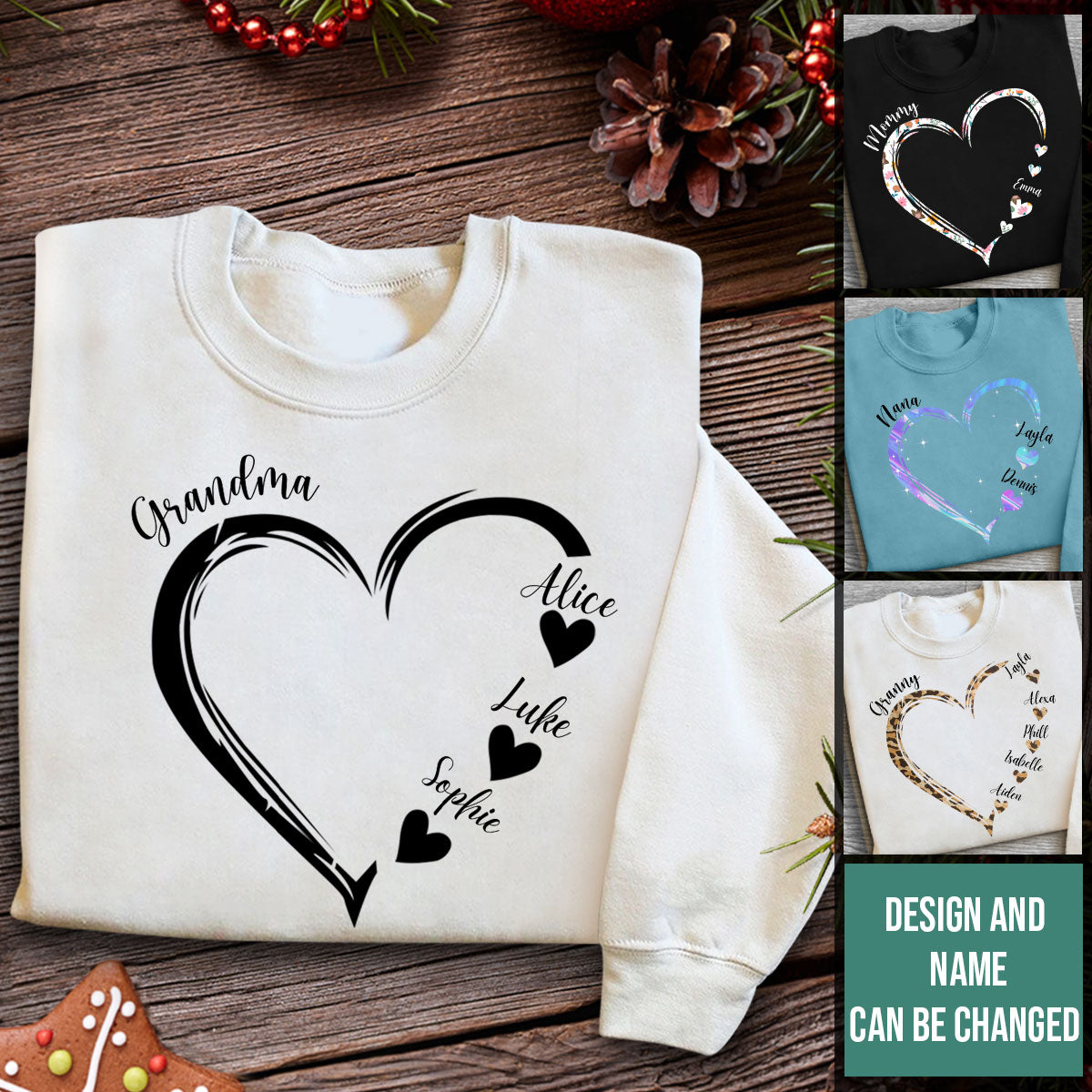 Sweetheart Nana - Personalized Apparel - Gift For Grandma