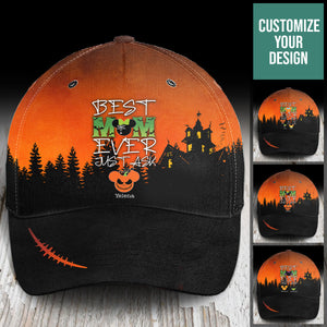 Halloween Best Mom Ever Just Ask - Personalized Classic Cap - Halloween
