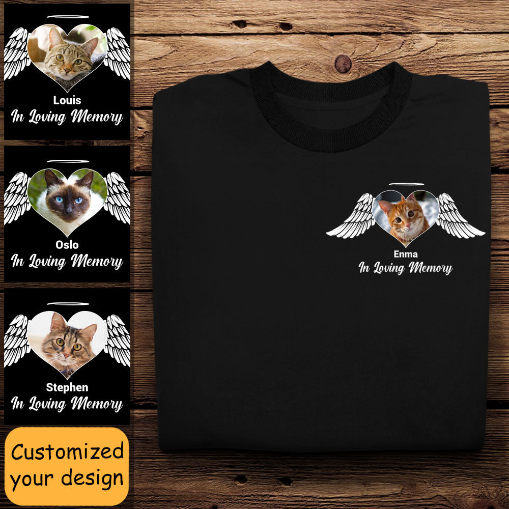 In Loving Memory - Personalized Apparel - Gift For Cat Lover, Memorial