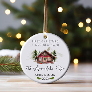 New Home First Christmas - Personalized Ornament - Christmas Gift