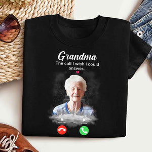 The Call I Wish I Could Make - Personalized Shirt - Memorial Gift