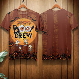 Mimi's Boo Crew Halloween Moon - Personalized 3D Shirt - Gift For Grandma, Halloween