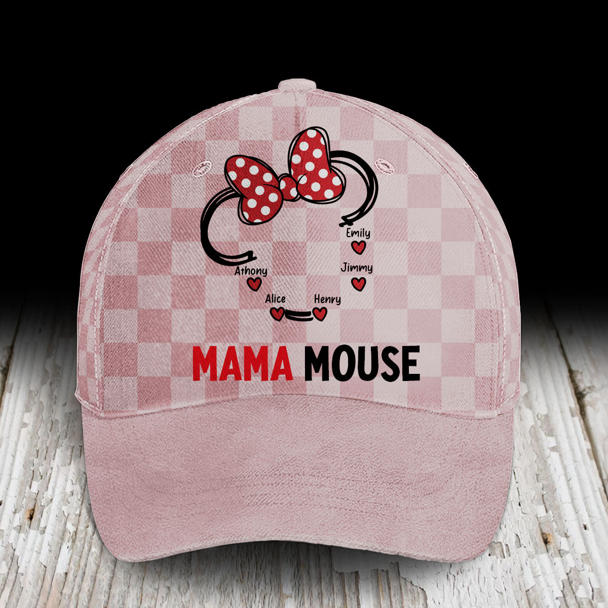 Mama Mouse Minnie Ears - Personalized Classic Cap - Gift For Mother