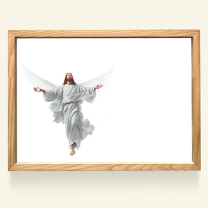 Do Not Be Anxious About Anything-Biblical Light Frame Canvas Wall Art