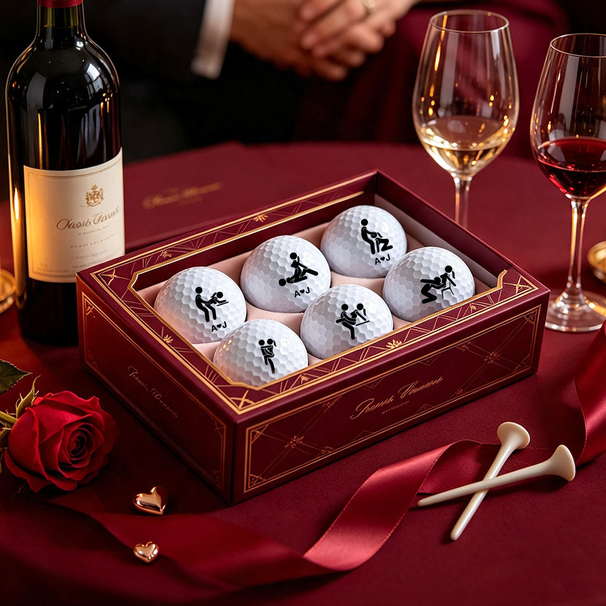 Personalized Funny Adult Golf Ball Gift for Golfer
