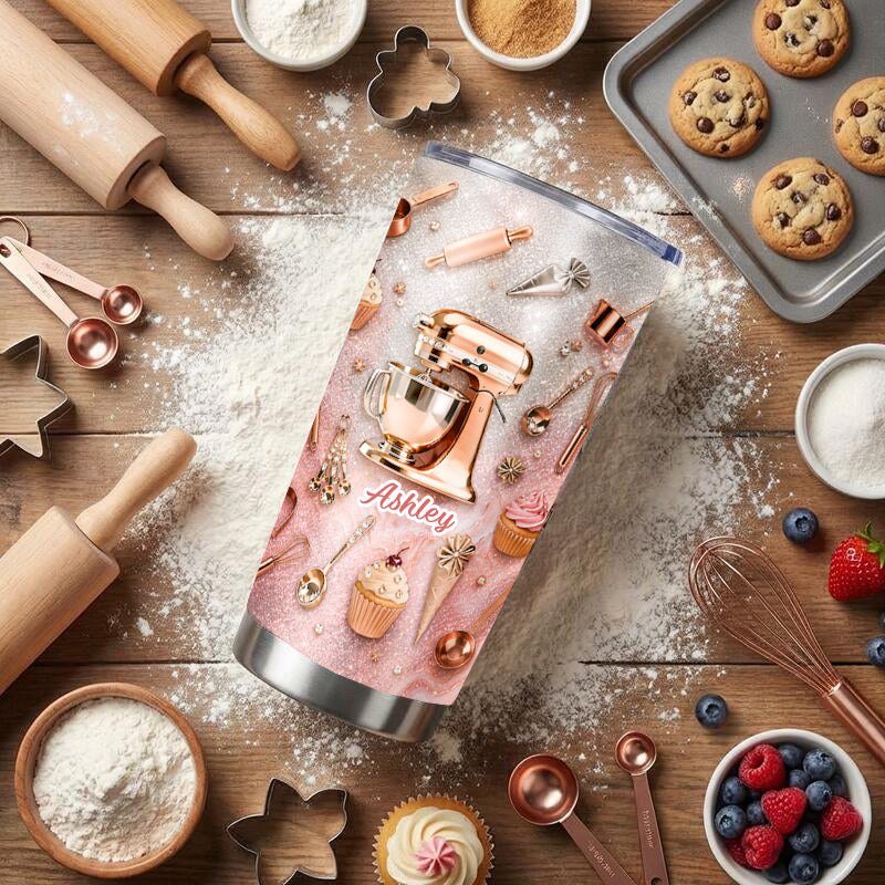 Love Baking - Personalized Baking Tumbler Baking Lovers