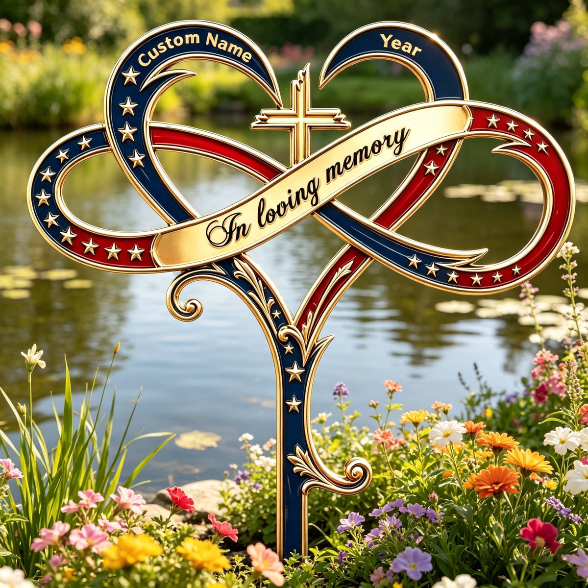 Im Always With You Metal Garden Stake - Custom Memorial Gifts