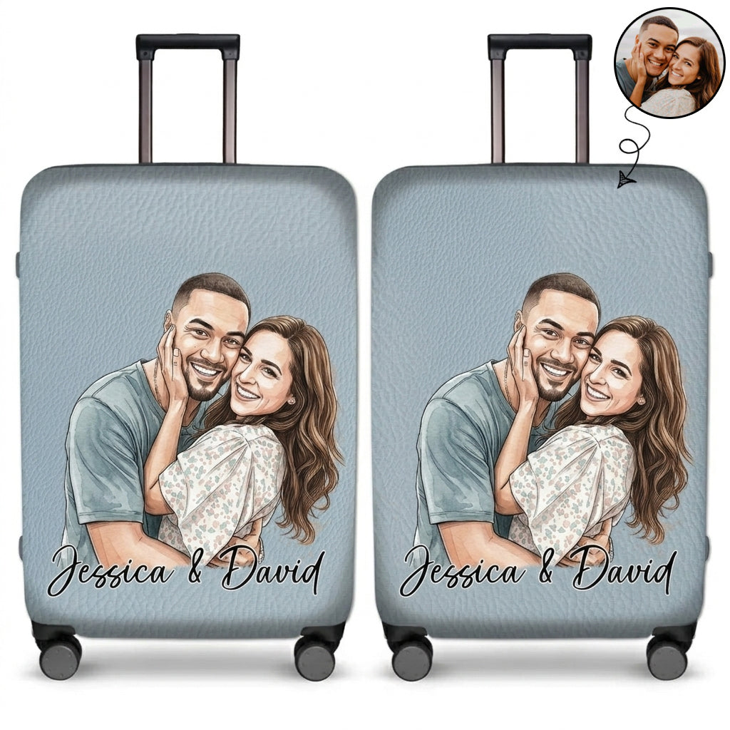 Adventure Together - Personalized Custom Luggage Cover
